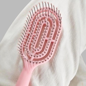 Portable Hollow Bone Comb Large Plastic Massage Hair Comb For Travel And Daily Use - Product Image 3