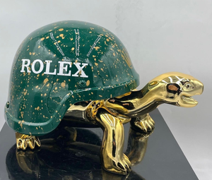 งานประติมากรรม<span class=keywords><strong>เต่า</strong></span>เรซิ่นเหมือนจริง ออกแบบเอง พร้อมเคลือบสีด้วยไฟฟ้า สำหรับงานศิลปะ-งานฝีมือ สำหรับงานศิลปะและของสะสม - Product Image 6