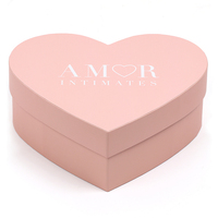 Boîte-cadeau en carton en forme de coeur pour chocolat fraise Cupcake personnalisé Photo impression faveur de mariage Invitation porte emballage