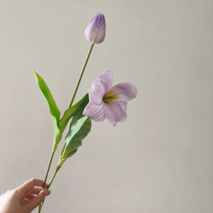 Fleur de tulipe artificielle de haute qualité, fleur décorative artificielle au toucher réaliste, bourgeon de tulipe en PU pour la décoration d'événements et de fêtes - Product Image 5