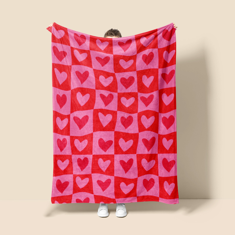 red check and heart