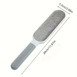 Lint Remover Brush Reusable Clothes Lint <b>Roller</b> White Blue Handle - Product Image 2