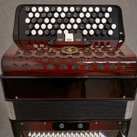 Accordéon à boutons de type Bayan de qualité supérieure à 80 touches, instrument de musique pour les concerts