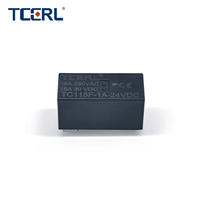 Relais de puissance PCB TC115F-1A-24VDC 6 broches 1 forme un 16A SPST NO 24VDC certifié CE contrôle industriel 0.2W 12V relais Jqx-115f