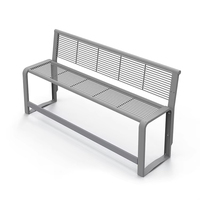 Bancs de jardin en gros pour les vacances et les loisirs en plein air, style européen, bancs verts pour les parcs, les cours et les places