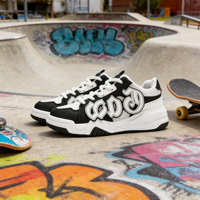 Chaussures de course décontractées pour hommes 2026, style lacets, marque de mode nationale, chaussures de skate transfrontalières, design de niche, maille respirante EVA