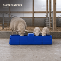 Abreuvoir robuste pour moutons, chauffé automatiquement, isolé, 60L, avec valve à flotteur pour fermes d'hiver