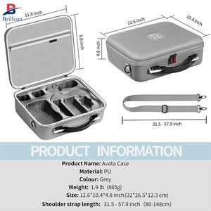 Custodia da viaggio personalizzata in EVA per drone con schiuma, custodia per controller DJI, hub di ricarica batterie, borsa a tracolla per drone Avata - Product Image 4