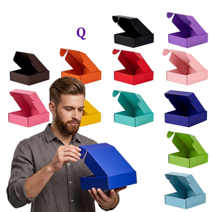 Low MOQ in Stock JUMI Recycled Materials Corrugated Cardboard Mailer <b>Boxes</b> for Small Business Wrapping & Gift Packaging - Product Image 1