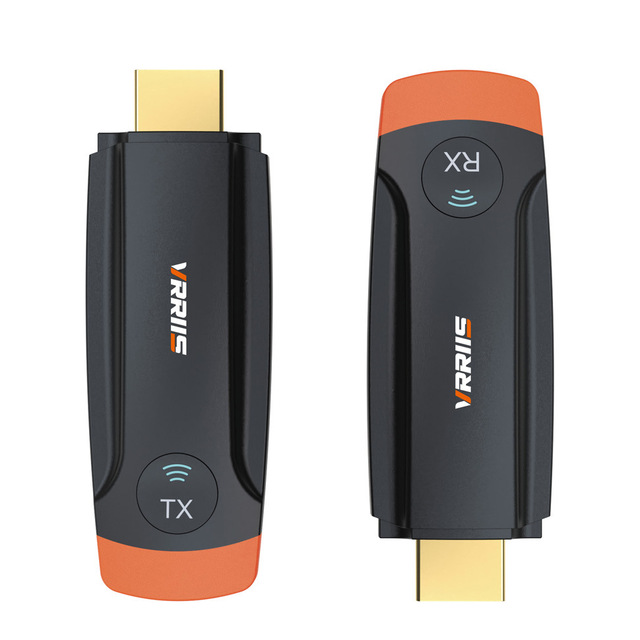 Wireless HDMI Transmitter and Receiver with USB C to HDMI Adapter Plug & Play Portable 5G Wireless HDMI Extender Kit Audio Video