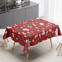Nappe florale Couverture de table Nappes pour les fêtes Cuisine Table à manger, Polyester Tissu Fleur Nappe Accessoires