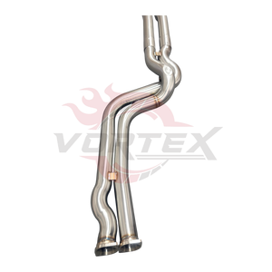 Kit de silencieux arrière Vortex SS304 à longueurs égales pour BMW F80 M3 F82 M4 S55 3.0T Performance Racing Valvetronic - Product Image 5