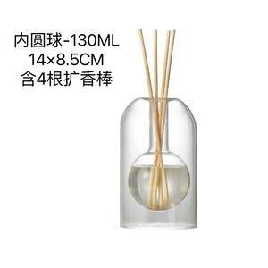 Bottiglia di aromaterapia in vetro stile piccolo libro rosso non stampato semplice in ornamenti bottiglia di olio essenziale di vetro e vasi di cristallo - Product Image 6