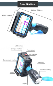 เครื่องพิมพ์พกพาแบบมือถือยอดนิยม ใช้งานง่าย เครื่องพิมพ์อิงค์เจ็ทขนาดเล็กแบบพกพา พร้อมจัดส่งรวดเร็ว - Product Image 6