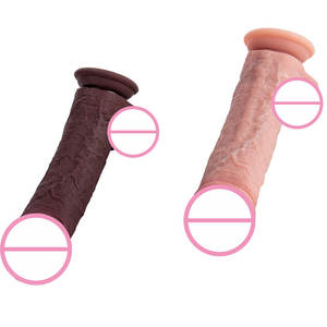 Hands Free Realistic Dildo Large Silicone <strong>Penis</strong> with Strong Suction Cup for G Spot - Product Image 4