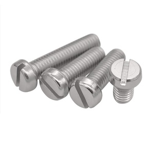 Vis cylindriques à fromage fendues DIN 84 acier inoxydable 316 boulon A4 ISO 1207 vis à tête ronde à cylindre fendu à sens unique - Product Image 2