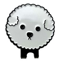 Marqueur de balle de golf en métal écologique, logo personnalisé, forme unique, haute qualité avec clip pour chapeau