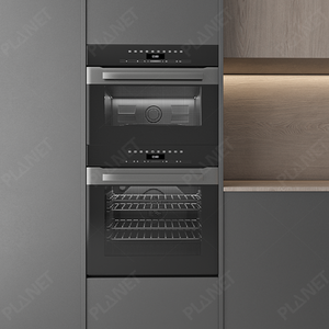 Islas <span class=keywords><strong>de</strong></span> Cocina Estilo Europeo, Muebles <span class=keywords><strong>de</strong></span> Cocina, Cocinas Europeas, Gabinetes <span class=keywords><strong>de</strong></span> Cocina con Membrana <span class=keywords><strong>de</strong></span> PVC, Diseño 3D Gratuito - Product Image 3