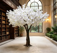 Nouveau Best-Seller Arbre de Cerisier Japonais Sakura Personnalisé Rose Arbre Fleuri Artificiel Décoration Mariage Maison