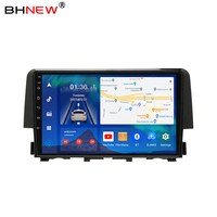 Radio para Auto Android con Ventilador de Enfriamiento, 8+256g, 5G WIFI, Car-play, BT 5.0, para Honda Civic 10ª Generación 2016-2021, Sistema Multimedia GPS para Auto