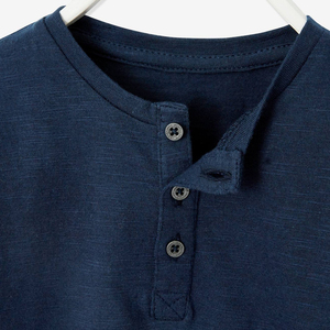 100% algodón orgánico Jersey niño bebé niños niñas manga larga sólido Tops verano manga bebé camisa - Product Image 5