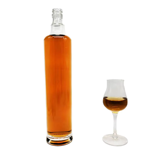 Bouteilles en verre vides de 700 ml, longues, hautes et rondes, de bonne qualité et populaires, pour <span class=keywords><strong>rhum</strong></span>, gin, vodka, whisky, tequila, vin et spiritueux - Product Image 4