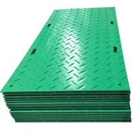 Tapis de protection du sol robustes en HDPE/UHMW-PE 4x8 pour accès sur chantier, support d'équipement lourd, antidérapants et découpables