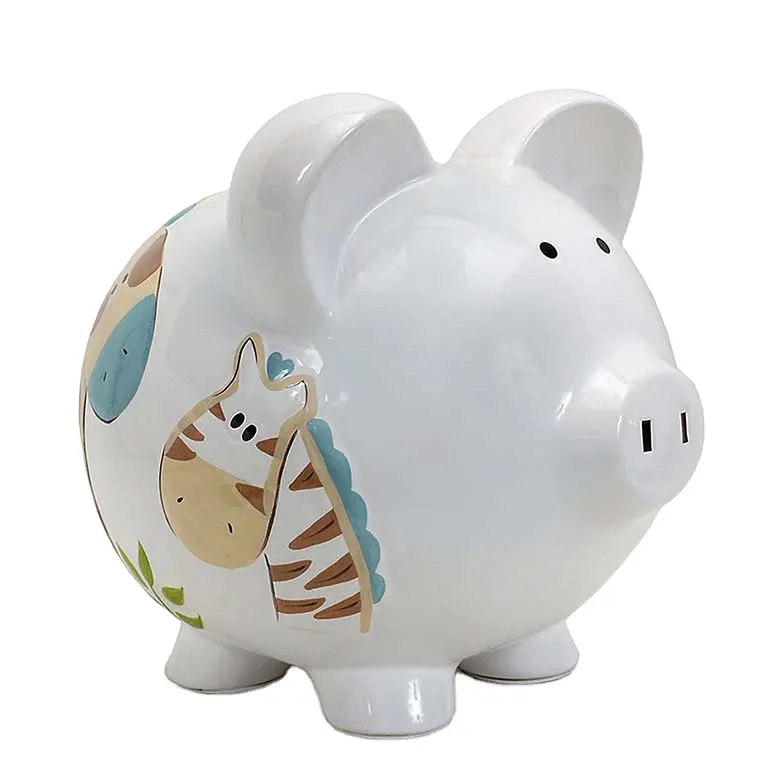 Groothandel Keramische Pig Coin Bank Custom Made Piggy Banken Voor Perfecte Unieke Gift