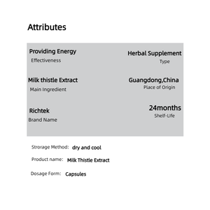 Капсулы с расторопшей (1000 мг) для поддержки здоровья печени и детоксикации, OEM-производство - Product Image 3