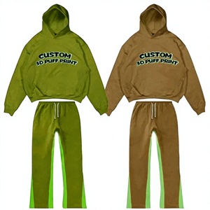 Conjunto Deportivo Personalizado en 3D para Adultos Unisex, Estilo Casual, Color Sólido, Corte Regular, Bolsillos Laterales, Cordón Ajustable, 100% - Product Image 1