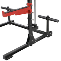Soporte Simple para Sentadillas con Barra de Dominadas para Gimnasio en Casa, Estructura de Acero Resistente para Sentadillas y Press de Banca