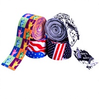 Bande élastique en polyester imprimée par transfert thermique, motifs variés, sangle extensible colorée, accessoires de vêtement en gros, ceinture