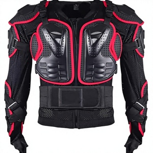 Blouson de moto unisexe avec protection poitrine, dos et épaules, respirant, équipement de motocross - Product Image 1
