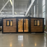 SKYLINE Maison Conteneur Extensible Moderne 20ft 40ft Préfabriquée Modulaire en Acier pour Habitation Compacte, Boutique, Hôtel, Entrepôt, Bâtiment de Bureaux