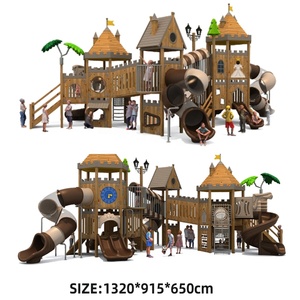 Équipement de terrain de jeu extérieur en bois personnalisé <span class=keywords><strong>KAILANG</strong></span> de haute qualité pour les enfants, pour une utilisation dans le jardin ou la cour, capacité de 500 kg pour 3 à 10 enfants - Product Image 5