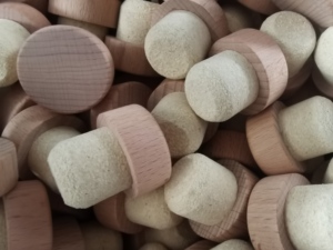 <span class=keywords><strong>Bouchons</strong></span> en liège synthétique polymère les plus vendus en gros, fond personnalisable, logo personnalisé, bouchon de bouteille en polymère de type T - Product Image 4