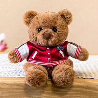 Ours en peluche personnalisé avec logo et tenues sur mesure, jouet en peluche doux pour la personnalisation de marque de personnage IP