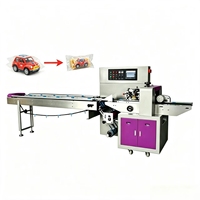 Horizontale verpakkingsmachine voor poeder, korrels, nieuwe stretchfolie, pasta, voorgemaakte zakken en fruit.
