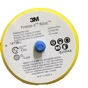 Dischi di Finitura 3M 14736U Finesse-it Rolloc, <span class=keywords><strong>3</strong></span> Pollici, Durezza Media, 12 Pezzi/Confezione, con Sistema a Strappo - Product Image 1