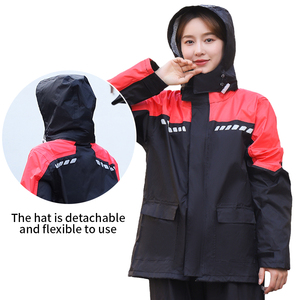 Fashionable Waterproof <strong>Nylon</strong> Poncho <strong>Raincoat</strong> for <strong>Women</strong> Motorcyclists Hiking &amp; Travel Adult Outdoor Rainwear by Fashion - Product Image 6