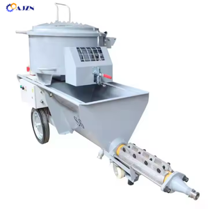 Avec CE Machine de pulvérisation de mortier de ciment de construction Petite machine de plâtrage murale <span class=keywords><strong>électrique</strong></span> Mélangeur de stuc en béton avec pompe - Product Image 2