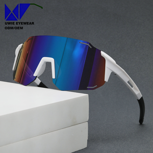 Gafas <span class=keywords><strong>de</strong></span> Sol Deportivas <span class=keywords><strong>para</strong></span> Adultos, sin Montura, Tamaño 69-18-125, <span class=keywords><strong>Lentes</strong></span> Polarizadas Doradas con Espejo, Protección UV400, <span class=keywords><strong>para</strong></span> Ciclismo, Senderismo y Deportes al Aire Libre - Product Image 1