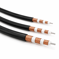 Cable triaxial TRC-50-1 TRC-50-2 TRC-75-1 de 50 y 75 ohmios, cable coaxial de doble blindaje y bajo ruido para cámaras de transmisión SMU ATE