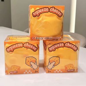 2026 Ultra Soft Slow Rising Cheese Squishy Squeeze <b>Toy</b> Stress Relief Nice Cube for Office <b>Desk</b> - Product Image 1