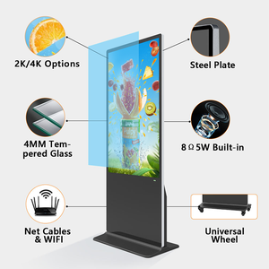 Pantalla Táctil Interactiva Vertical <span class=keywords><strong>de</strong></span> 55 Pulgadas, Señalización Digital 4K, Señalización Direccional, Publicidad Multimedia para Tiendas Minoristas - Product Image 5