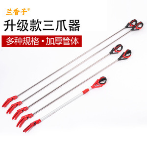 ไม้คีบผลไม้แบบยืดหดได้ ขนาด 1 1.5 2 1.8-3 เมตร แบบใช้มือ ทำจากพลาสติกสีแดง - Product Image 2