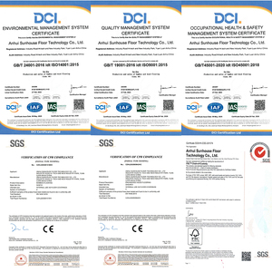 Suelo de Bambú Resistente al Agua y al Desgaste Sunhouse <span class=keywords><strong>Java</strong></span>, Color Oscuro Vintage, Tejido en Hebras, Garantía de 5 Años para Dormitorio y Hotel - Product Image 5