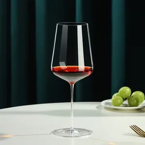 Slender Rod And Ultrathin Crystal Glass Custom Wine Glasses Lead-free Crystal Glass Can Be Customized Wine Glasses Set