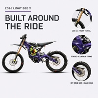 Dernier modèle 2026 Light Bee X Surron, moto électrique tout-terrain homologuée pour la route, 10000 W