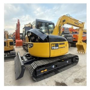 Prix bas Original japonais Komatsu PC78US grandes pelles sur chenilles hydrauliques 40 tonnes fonctionnement moteur utilisé - Product Image 1